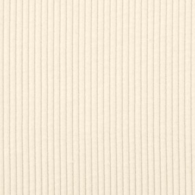 vidaXL Καναπές Loveseat Κρεμ 109 εκ. ύφασμα Corduroy
