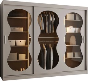 Ντουλάπα Bahrajn III 250 συρόμενη-Cashmere