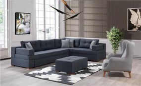Stewehome Γωνιακός καναπές με κρεβάτι μοντέρνου στιλ