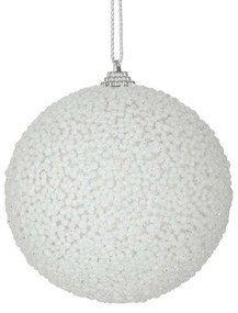 Χριστουγεννιάτικη Μπάλα (Σετ 6Τμχ) 2-70-397-0005 Φ10cm White Inart