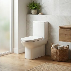 Creavit Quadro 3600 BTW White - Λεκάνη με Καζανάκι