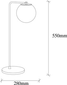 Table Lamp Daisy - 146-ML Copper