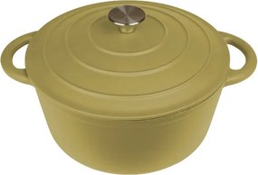 VOLCANO ΚΑΤΣΑΡΟΛΑ CAST-IRON ΧΑΚΙ ΜΕ ENAMEL 6200ML 28ΕΚ.