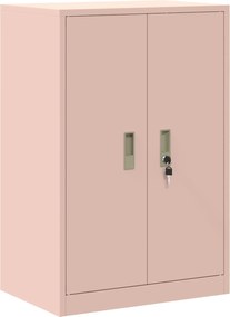 vidaXL Ντουλάπι αποθήκευσης Ροζ 60 x 40 x 90 cm Ατσάλι