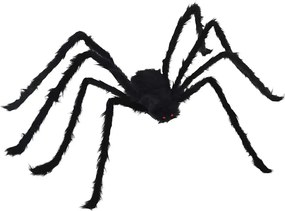 vidaXL Διακόσμηση Halloween Αράχνη 3 τμχ. Μαύρο 150 cm