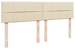 ΚΡΕΒΑΤΙ BOXSPRING ΜΕ ΣΤΡΩΜΑ ΚΡΕΜ 180X200 ΕΚ. ΥΦΑΣΜΑΤΙΝΟ 3288272