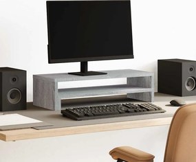 vidaXL Βάση Οθόνης Γκρι Sonoma 54x22x15 εκ. από Επεξεργασμένο Ξύλο
