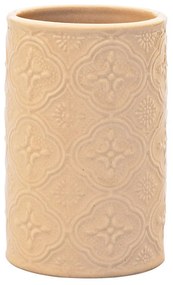 Ποτηροθήκη Πορσελάνη Μπεζ Ø10,9*7,1cm Ecocasa Boho Beige 02-6662