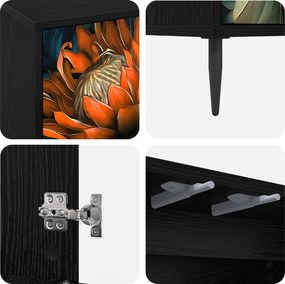vidaXL Ντουλάπι TV LOCHEM 102 x 33 x 51 εκ Μαύρη Δρυς
