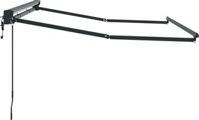 vidaXL Ηλεκτρικό Ανακλινόμενο Κάθισμα Ανθρακί 3,5 x 2 m Ατσάλι