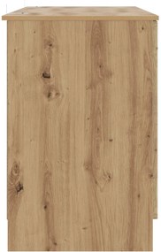 vidaXL Γραφείο Artisan Δρυς 142,5 x 50 x 75 εκ. Επεξεργασμένο Ξύλο