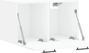 vidaXL Ντουλάπι Τοίχου Λευκό 60 x 36,5 x 35 εκ. από Επεξεργασμένο Ξύλο