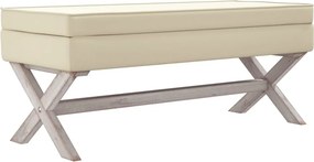 vidaXL Πάγκος Αποθήκευσης 110 x 45 x 49 εκ. Λινός