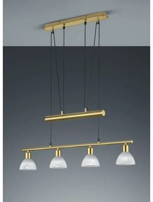 Κρεμαστό Φωτιστικό Οροφής 4xE14 LED 4,9W Ορείχαλκος Levisto 371010408 Trio Lighting-371010408-Ορείχαλκος 371010408