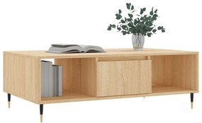 vidaXL Τραπεζάκι Σαλονιού Sonoma Δρυς 104x60x35 εκ. από Επεξεργ. Ξύλο