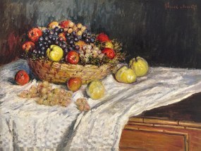 Αναπαραγωγή A Bowl of Apples (1880), Claude Monet