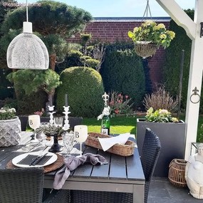 Μεταλλικό πλαίσιο Κλουβί GhostBell XL με ντουί Ε27 Λευκό