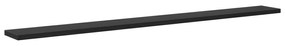 vidaXL Δίσκος Βιβλιοθήκης 4 pcs Μαύρο 100 x 40 x 1.5 εκ. Μοριοσανίδα
