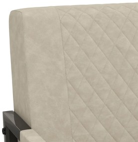 vidaXL Πολυθρόνα Ανοιχτό Γκρι από Συνθετικό Δέρμα