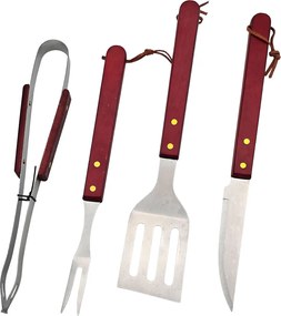 Σετ Εργαλείων BBQ με 4 Αξεσουάρ