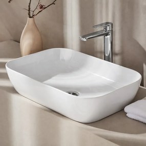 Tema Lof060 White Gloss 60x40 - Επιτραπέζιος Νιπτήρας