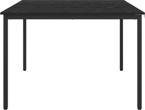 vidaXL Τραπεζαρίες 110 x 110 x 75 cm ΜΕΤΑΛΛΟ