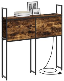 vidaXL Κεφαλάρι Αποθήκης Καπνιστή δρυς 75 cm Επεξεργασμένο ξύλο