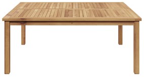 vidaXL Τραπεζάκι σαλονιού Καφέ 110 x 110 x 45 cm Μασίφ ξύλο teak