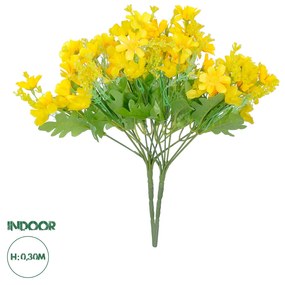 GloboStar® Artificial Garden CHRYSANTHEMUM BRANCH 21134 Τεχνητό Διακοσμητικό Κλαδί Χρυσάνθεμου Y30cm Σετ 2 τεμαχίων