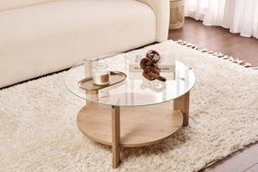 Coffee Table Clara - Sapphire Oak, Transparent Sapphire Oak
Transparent