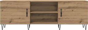 vidaXL Έπιπλο Τηλεόρασης Δρυς τεχνίτης 150x30x50 εκ. Επεξ. Ξύλο