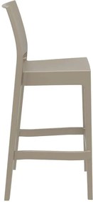 Σκαμπό Μπαρ Maya Dove grey 75