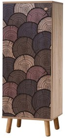 Παπουτσοθήκη Vegas 869VEL8626 50x38x135cm Multi Μοριοσανίδα,Ξύλο