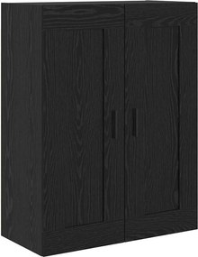 vidaXL Highboard με συρτάρι 2 pcs Μαύρη Οξυά Επεξεργασμένο ξύλο