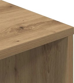 vidaXL Βιβλιοθήκη Artisan Δρυς 34x31x112 εκ. Επεξεργασμένο Ξύλο