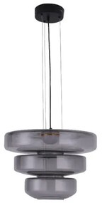 Κρεμαστό Φωτιστικό Οροφής LED 12W Φιμέ 4070-Smoky Inlight -4070-Smoky-Φιμέ/Smoke 4070-Smoky