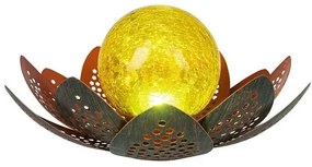 Ηλιακό Επιδαπέδιο Φωτιστικό LED 0,06W Χρυσό ΙΡ44 Φ22cm 33655 Globo Lighting-33655-Χρυσό 33655