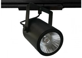 Σποτ Ράγας LED 34W Τριφασικό 3000K Φ10,6cm Tube110-R Interlight-18233-Μαύρο 18233
