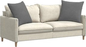 vidaXL Μαξιλάρι Καναπέ 2 pcs Σκούρο Γκρι 80 x 80 cm ύφασμα