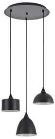 Φωτιστικό Οροφής Adept Flex 77-8955 35x35x300cm 3xE27 60W Black Homelighting