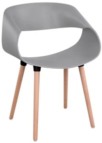 ΠΟΛΥΘΡΟΝΑ ΠΟΛΥΠΡΟΠΥΛΕΝΙΟΥ MAGGIE HM8600.10 ΣΕ ΓΚΡΙ ΧΡΩΜΑ 59x53x80Υ εκ.