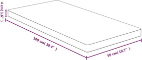vidaXL Σανίδα Κοπής 100 x 50 x 4 εκ. από Μπαμπού