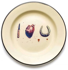 Πιάτο I Love You 16837 Φ26cm Enamel Multi Seletti Enamel