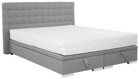 Κρεβάτι Florence 107, Διπλό, Γκρι, Ταπισερί, Τάβλες για Κρεβάτι, 160x214x109cm, 104 kg | Epipla1.gr