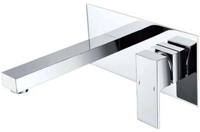 Μπαταρία Νιπτήρος Εντοιχισμού Ponte 13-3902 Chrome Gloria Metal