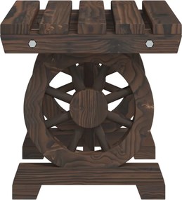 vidaXL Υποπόδια Κήπου 2 τεμ. από Μασίφ Ξύλο Ελάτης