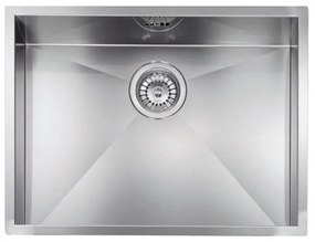 Sanitec Stainless Steel Sinks 11908 Επικαθήμενος Ανοξείδωτος Νεροχύτης 60cm
