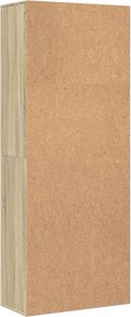 vidaXL Ντουλάπι Sonoma Δρυς 70x35x180 εκ. από Επεξεργασμένο Ξύλο