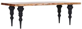 Τραπέζι Artistico 02-0686 240x100x76 Black-Walnut