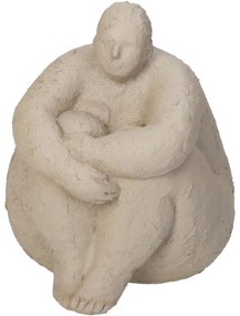 Διακοσμητικό ArteLibre Μεγάλη Γυναίκα Μπεζ Polyresin 14.5x14.5x16.5cm-05154062